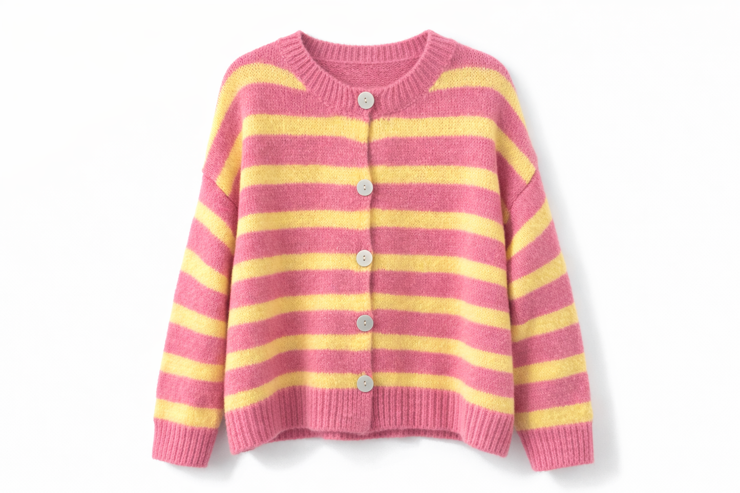 Cardigan Righe “Je t’aime”