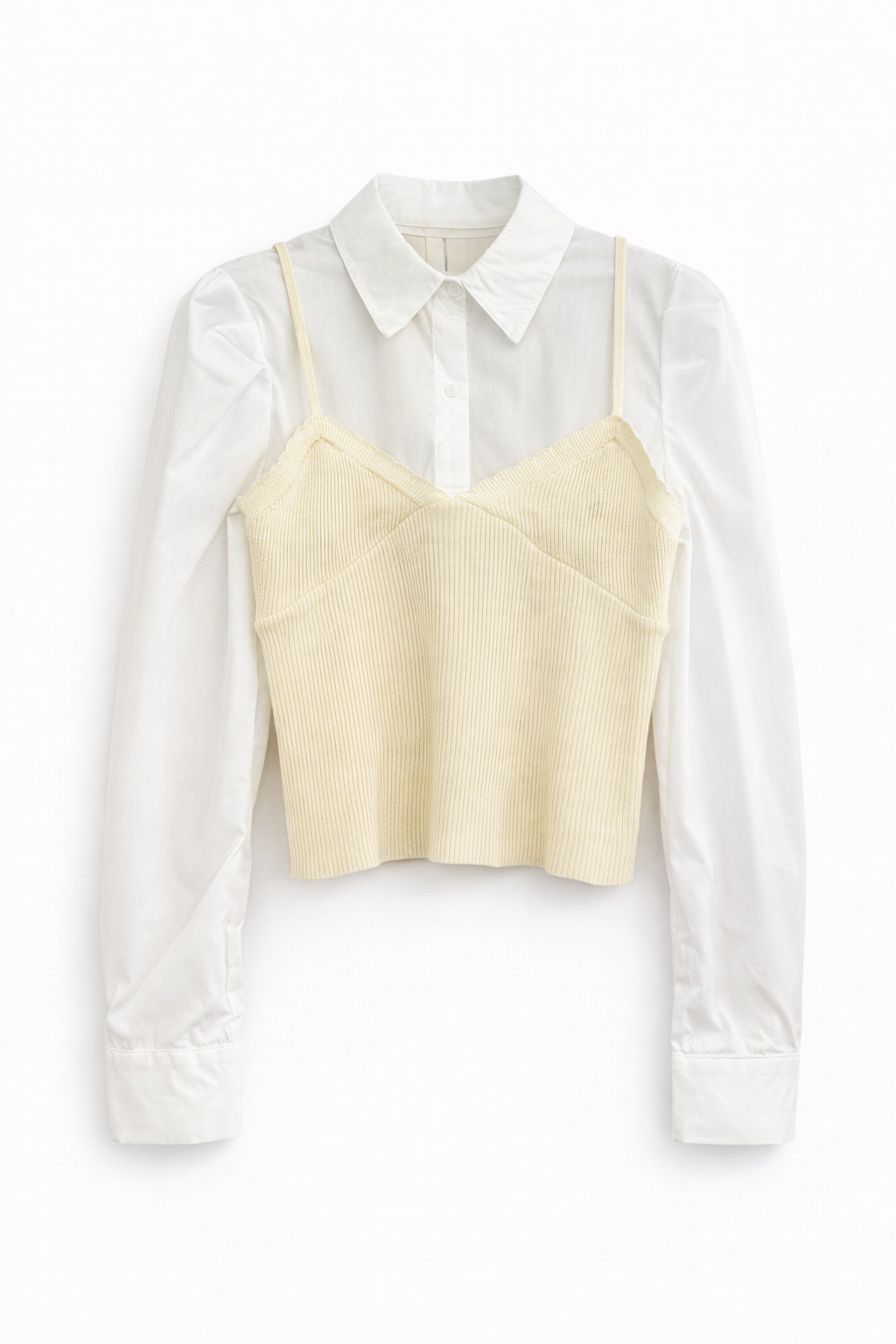 Camicia crop top Rome group 7808