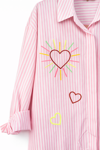 Camicia " SUNNY HEART" - CIVICO 1 -  COM 26097