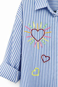 Camicia " SUNNY HEART" - CIVICO 1 -  COM 26097
