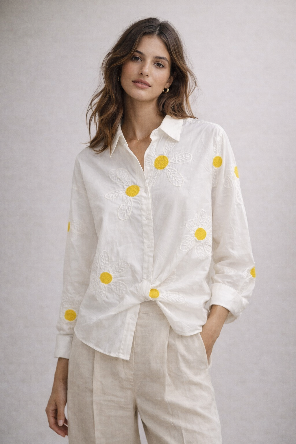 Camicia " MARGARITA" - ROME 15921