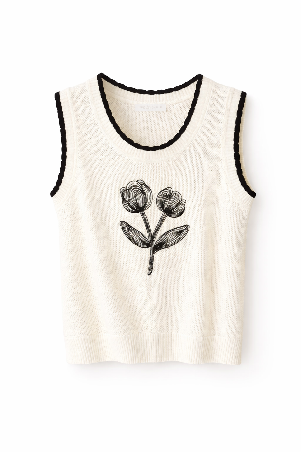 Canotta Gilet “Bloom Knit” - Trendy  MI130