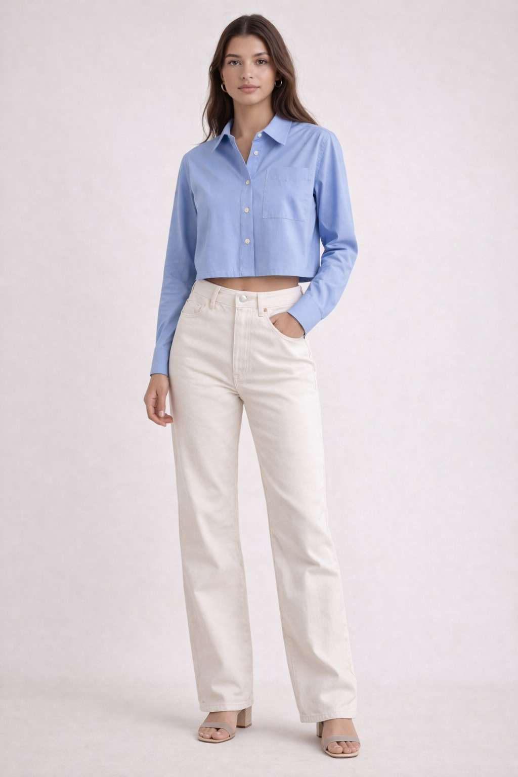 Camicia Crop “Essential Chic”
 trendy G67376