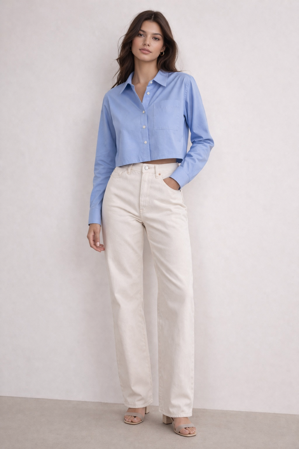Camicia Crop “Essential Chic”
 trendy G67376