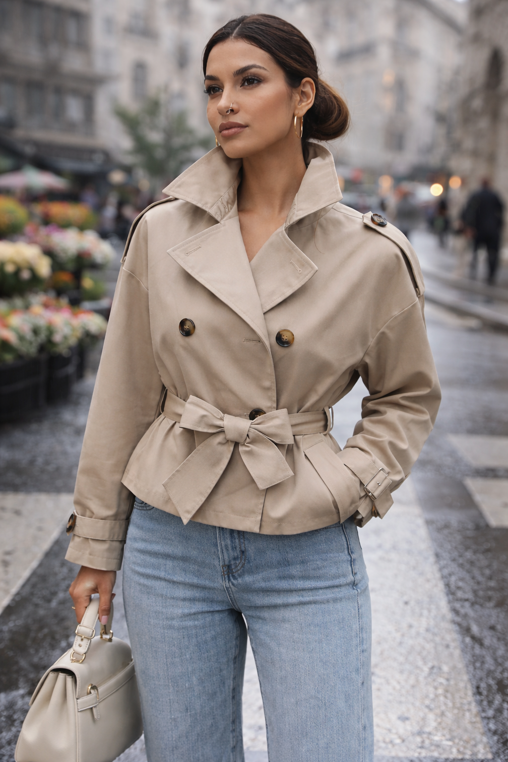 Trench “Icona” Cropped
 10027  Timi