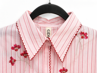 Camicia “Rosalie” Ricamata a Righe Crystal 71557