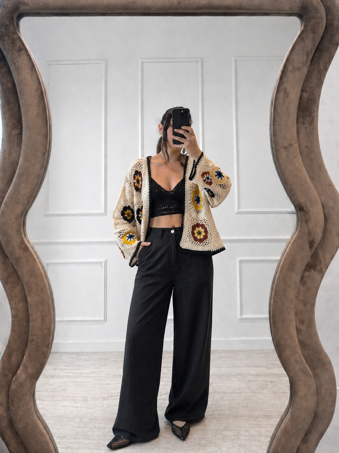 Cardigan Crochet “Bloom”
