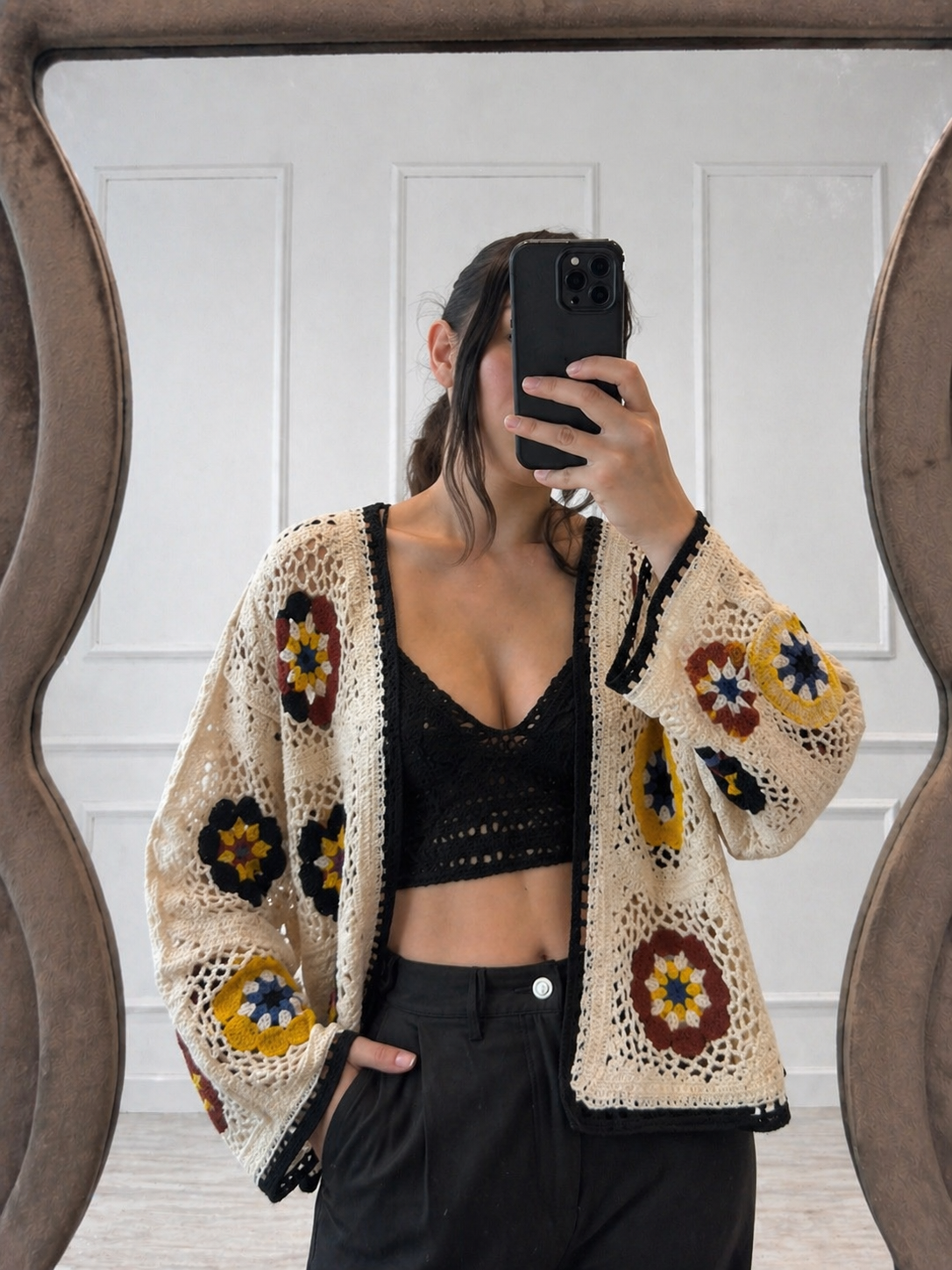Cardigan Crochet “Bloom”