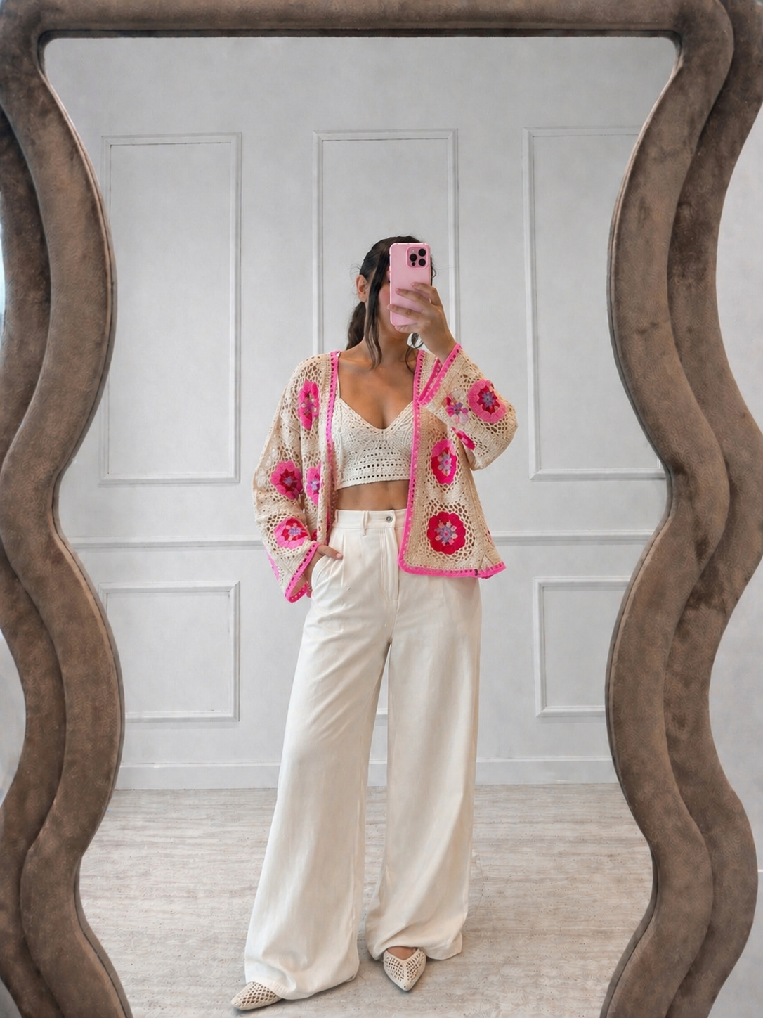 Cardigan Crochet “Bloom”