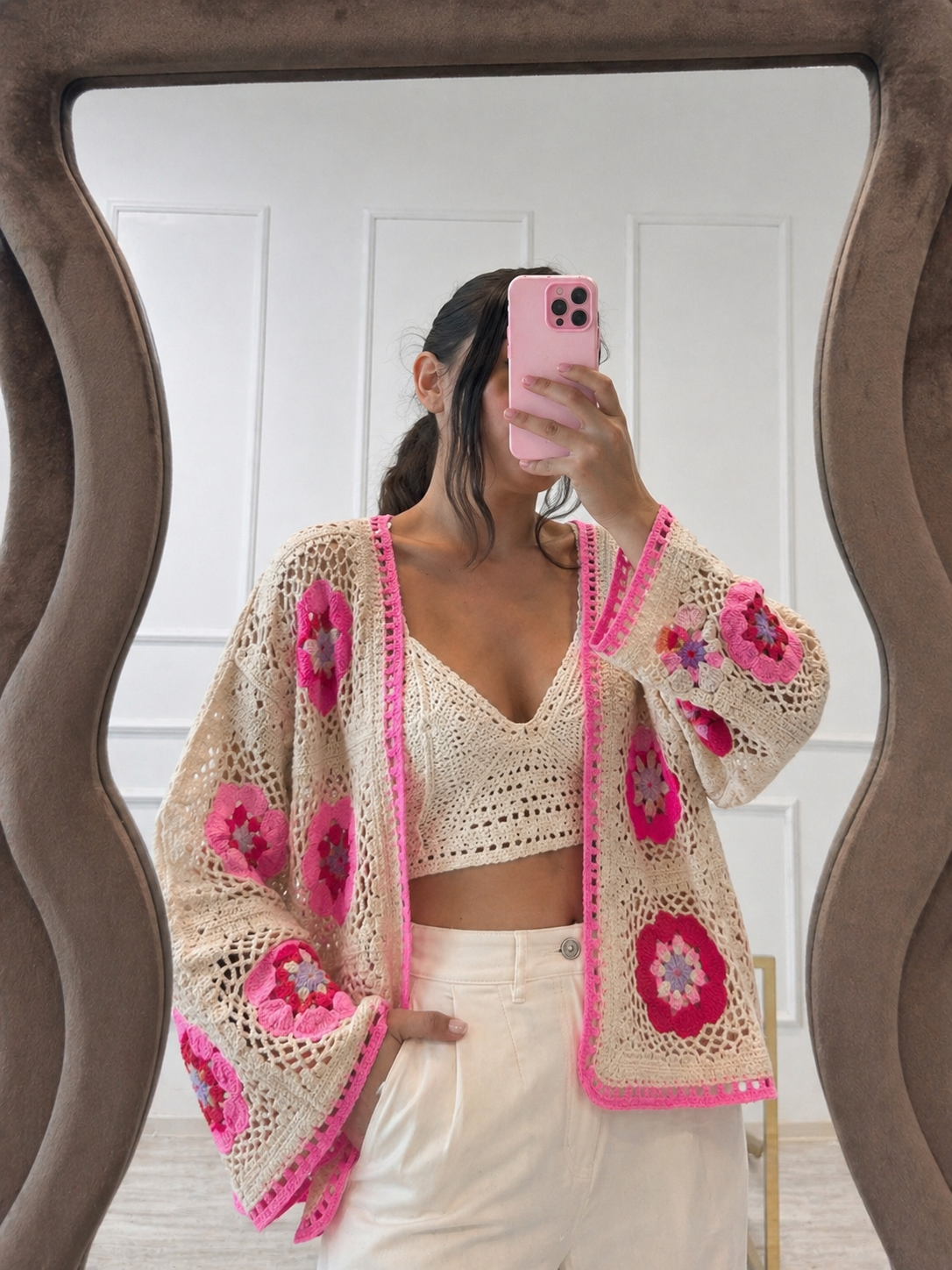 Cardigan Crochet “Bloom”