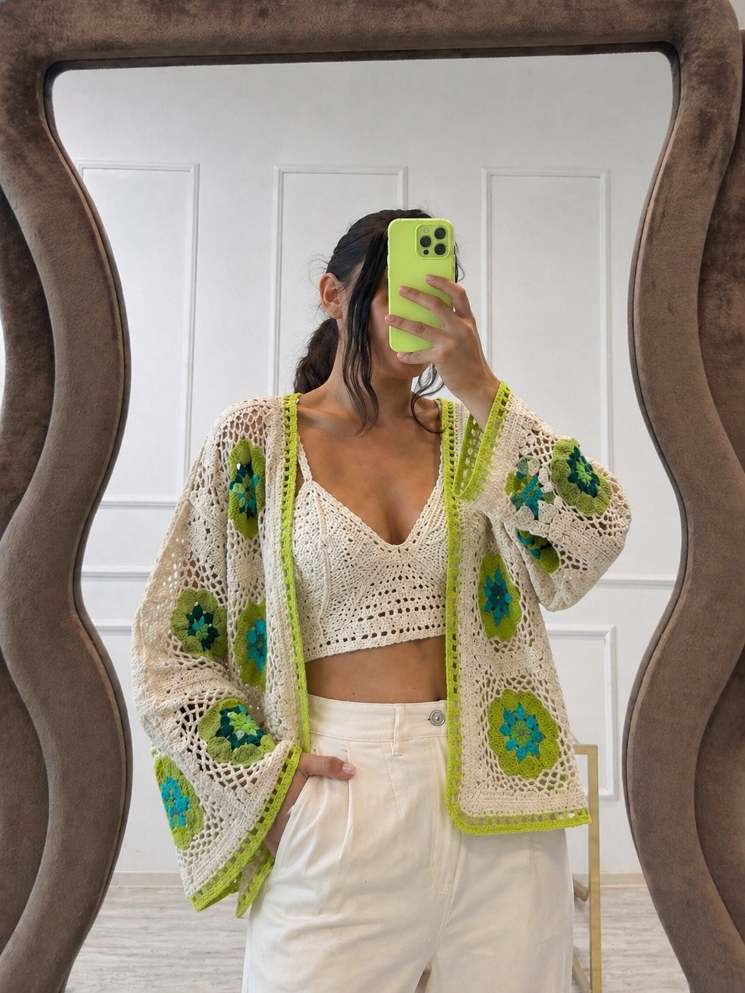 Cardigan Crochet “Bloom”