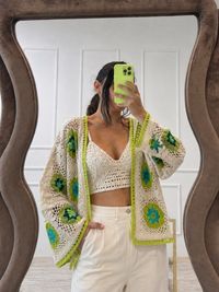 Cardigan Crochet “Bloom”