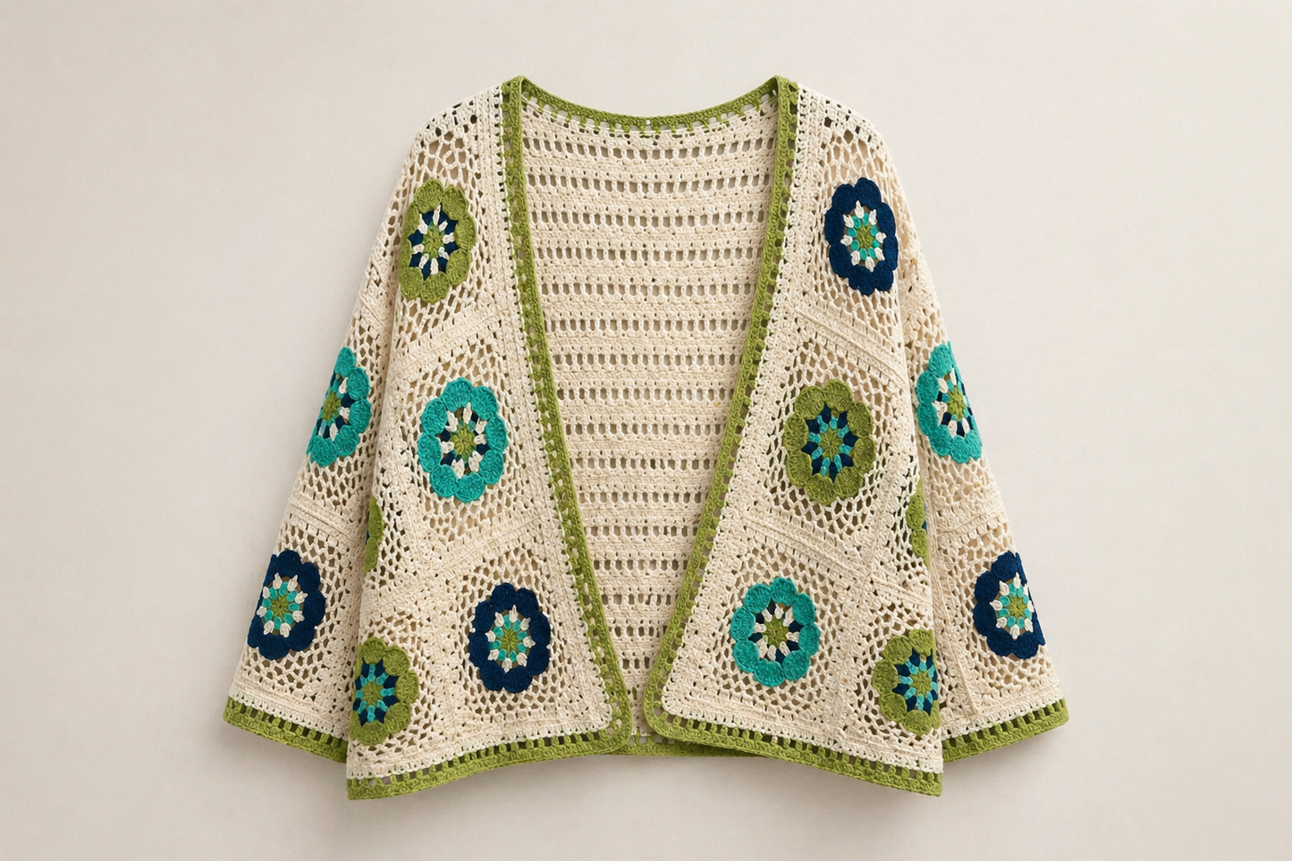 Cardigan Crochet “Bloom”
