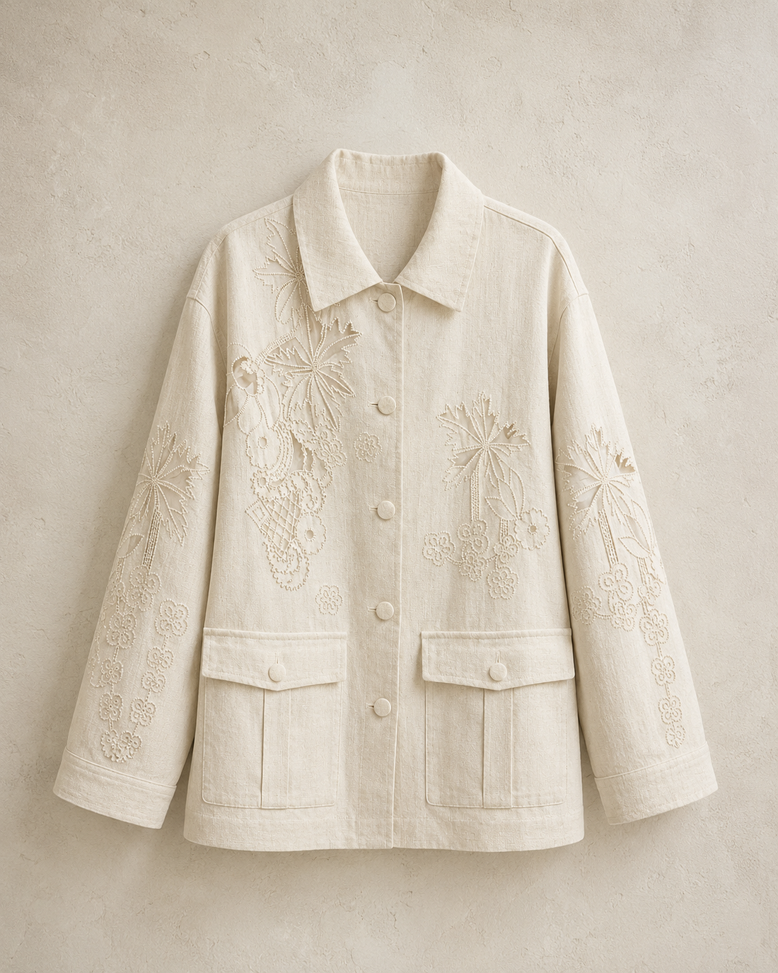 Giacca camicia 'Ricamo' 24133