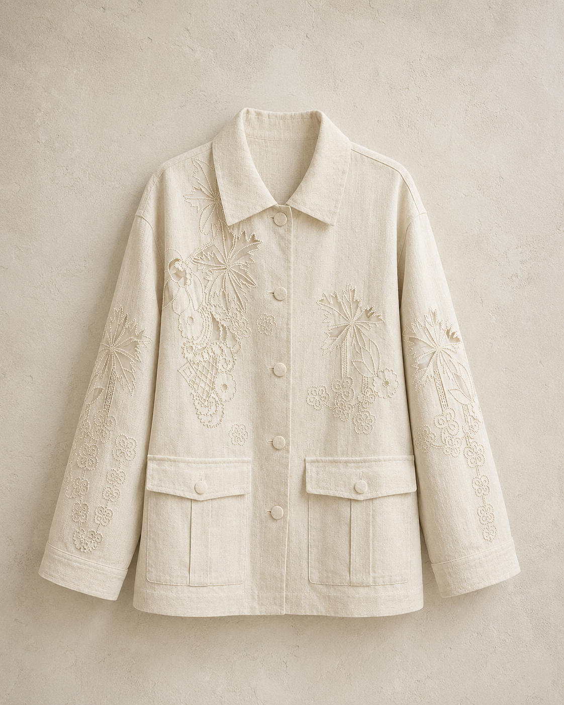 Giacca camicia 'Ricamo' 24133