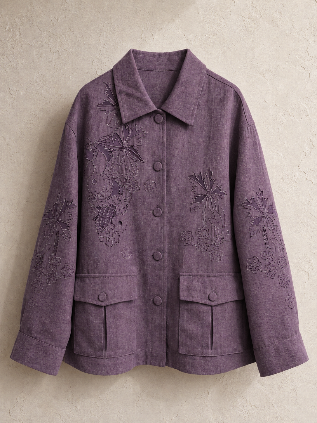 Giacca camicia 'Ricamo' 24133