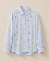 Camicia “Margot” Ricamata