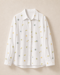 Camicia “Margot” Ricamata