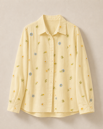 Camicia “Margot” Ricamata