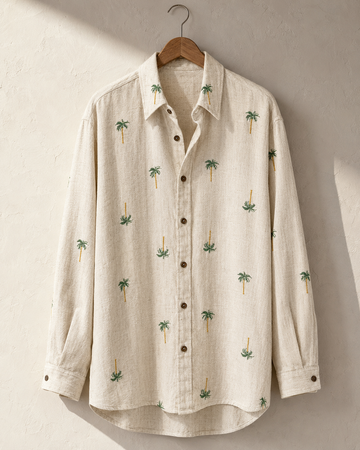 Camicia “Palma Écru”
 849