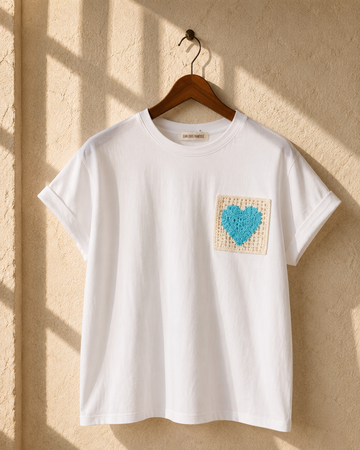 T-shirt “Cuore Crochet”